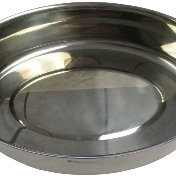 Tupperware Chef Series Oval 11.5X16.5 " Stainless Steel Roaster Pan - Picture 2 of 6